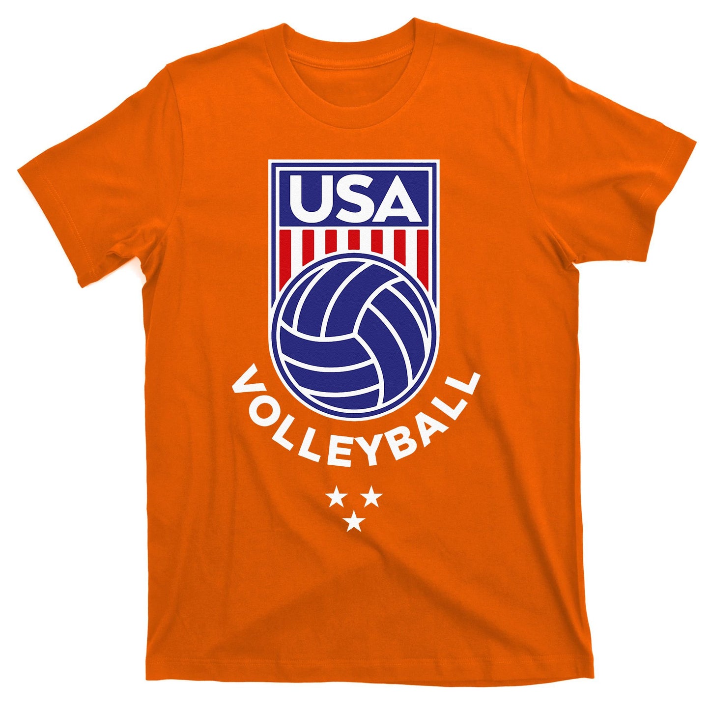 Volleyball USA Support The TeamUSA Flag Beach T-Shirt