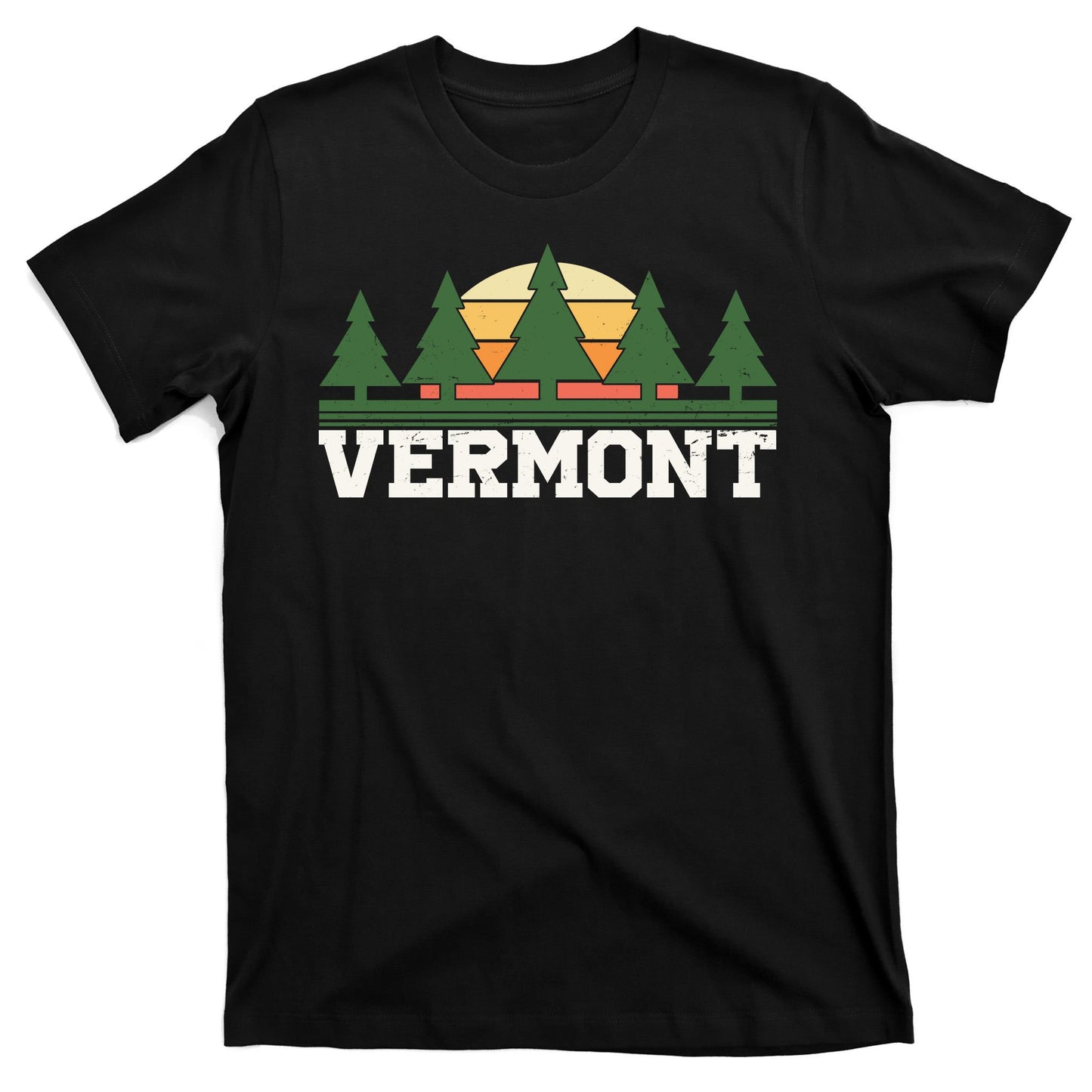 Vintage Vermont Retro Logo T-Shirt