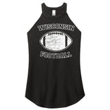 Vintage Wisconsin Football Women's Perfect Tri Rocker Tank