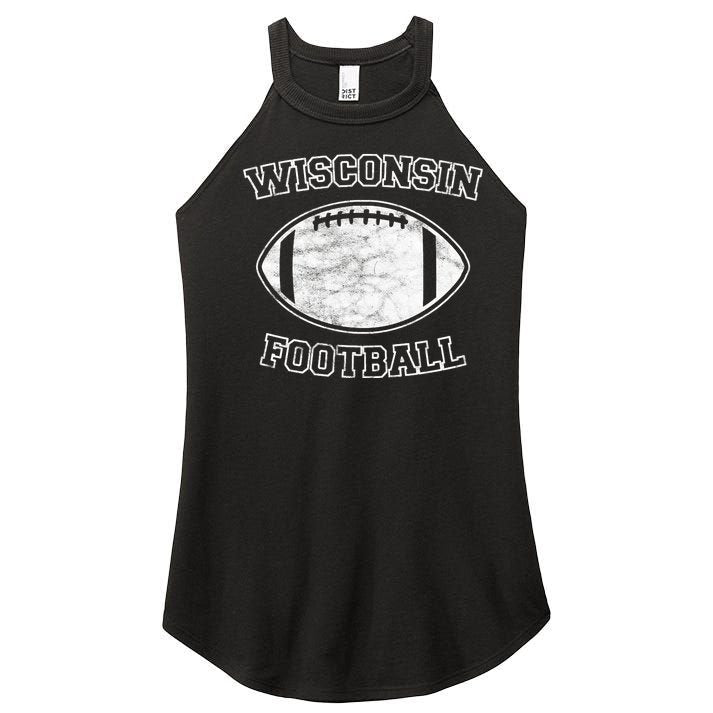 Vintage Wisconsin Football Women's Perfect Tri Rocker Tank