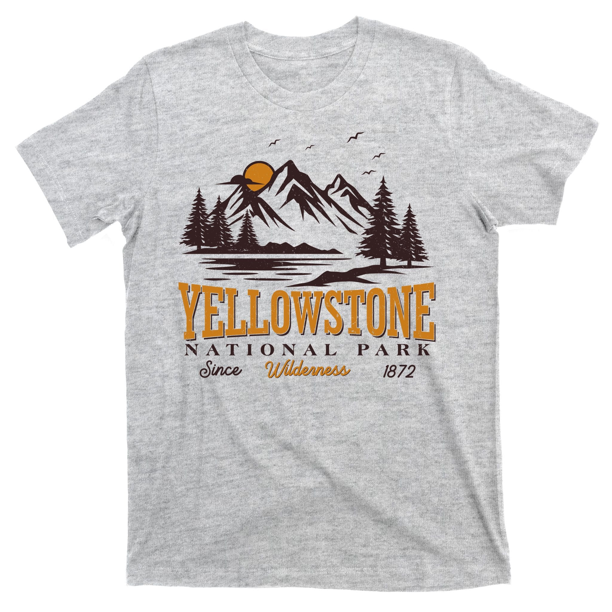 Vintage Yellowstone National Park Wilderness Since 1872 T-Shirt