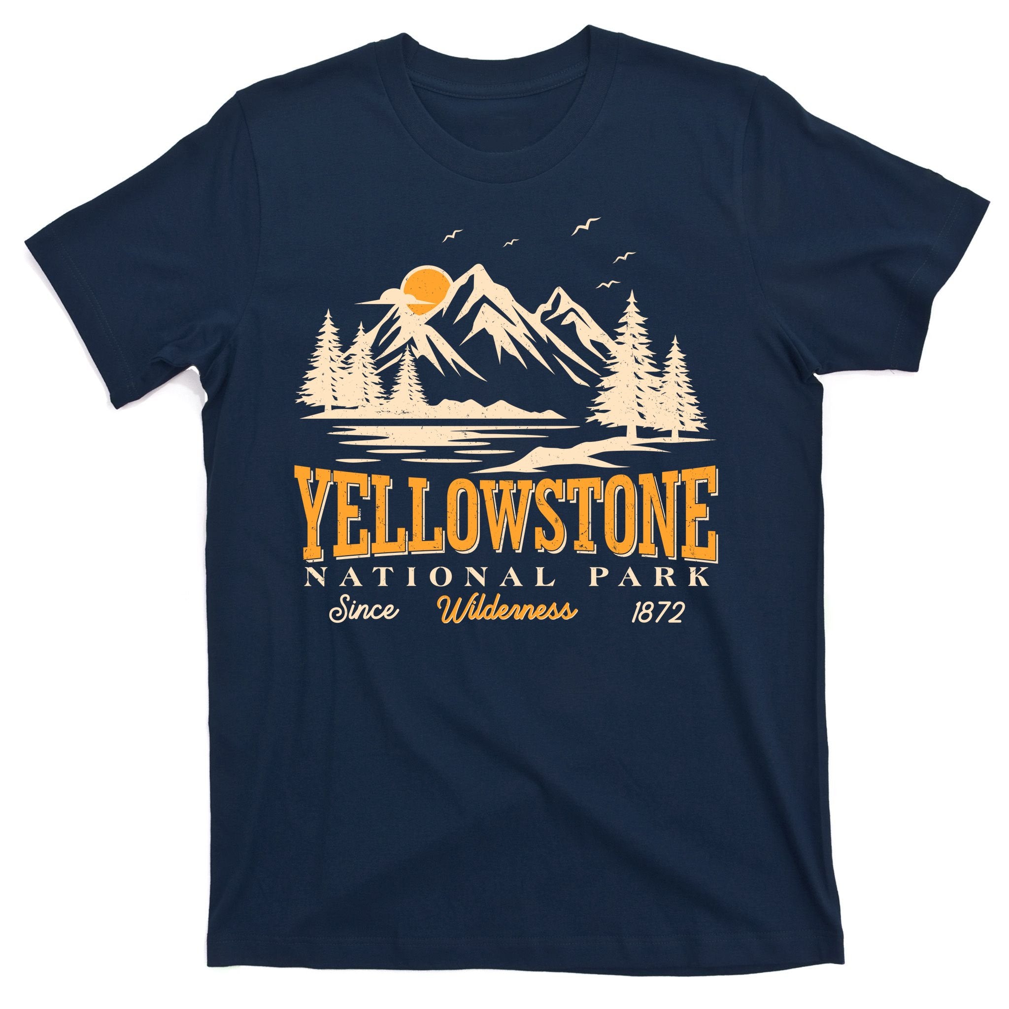 Vintage Yellowstone National Park Wilderness Since 1872 T-Shirt