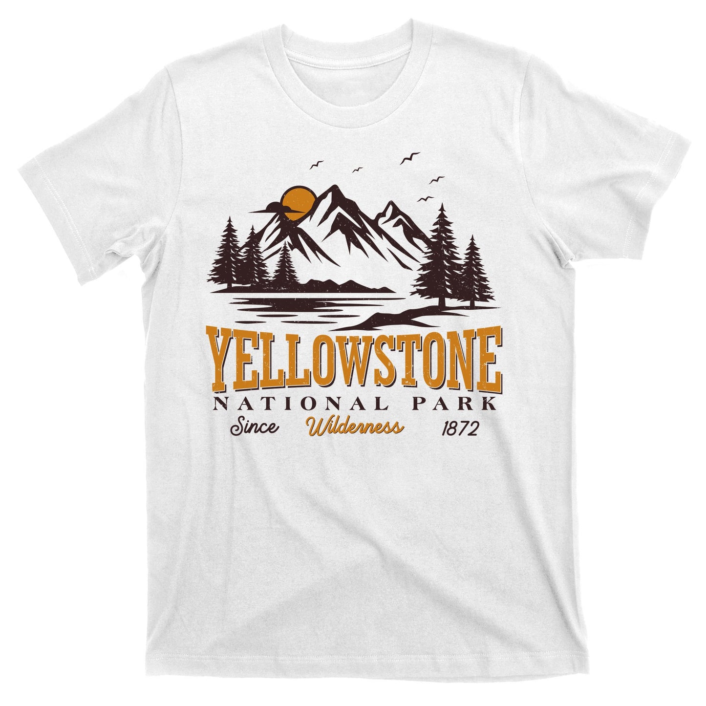 Vintage Yellowstone National Park Wilderness Since 1872 T-Shirt