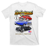 Woodward 2024 Classic Cruise Detroit To Pontiac Trio Of Cars T-Shirt