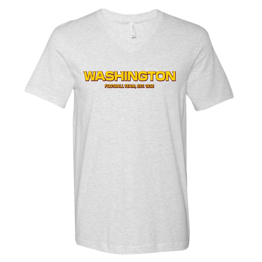 Washington Football Team Logo V-Neck T-Shirt