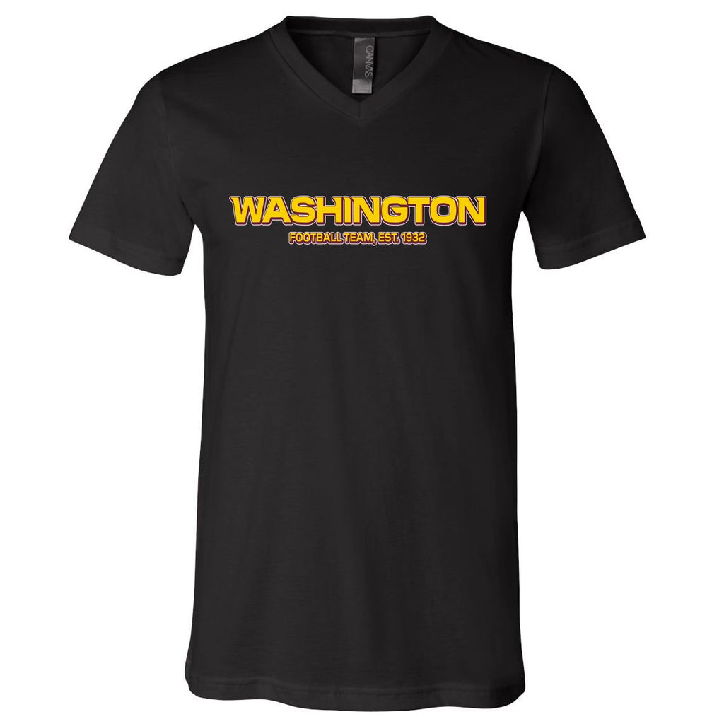 Washington Football Team Logo V-Neck T-Shirt
