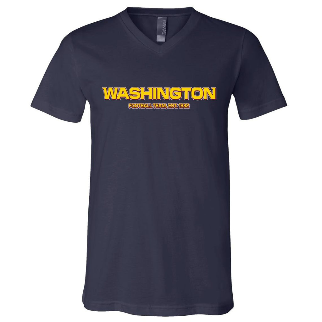 Washington Football Team Logo V-Neck T-Shirt