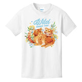 Wild About You Cute Tiger Couple Kids T-Shirt
