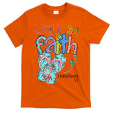 Walk By Faith Flip Flops Christian Jesus Bible Verse Summer T-Shirt