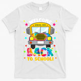 Welcome Back To School Funny Outfit School Bus Driver T-Shirt