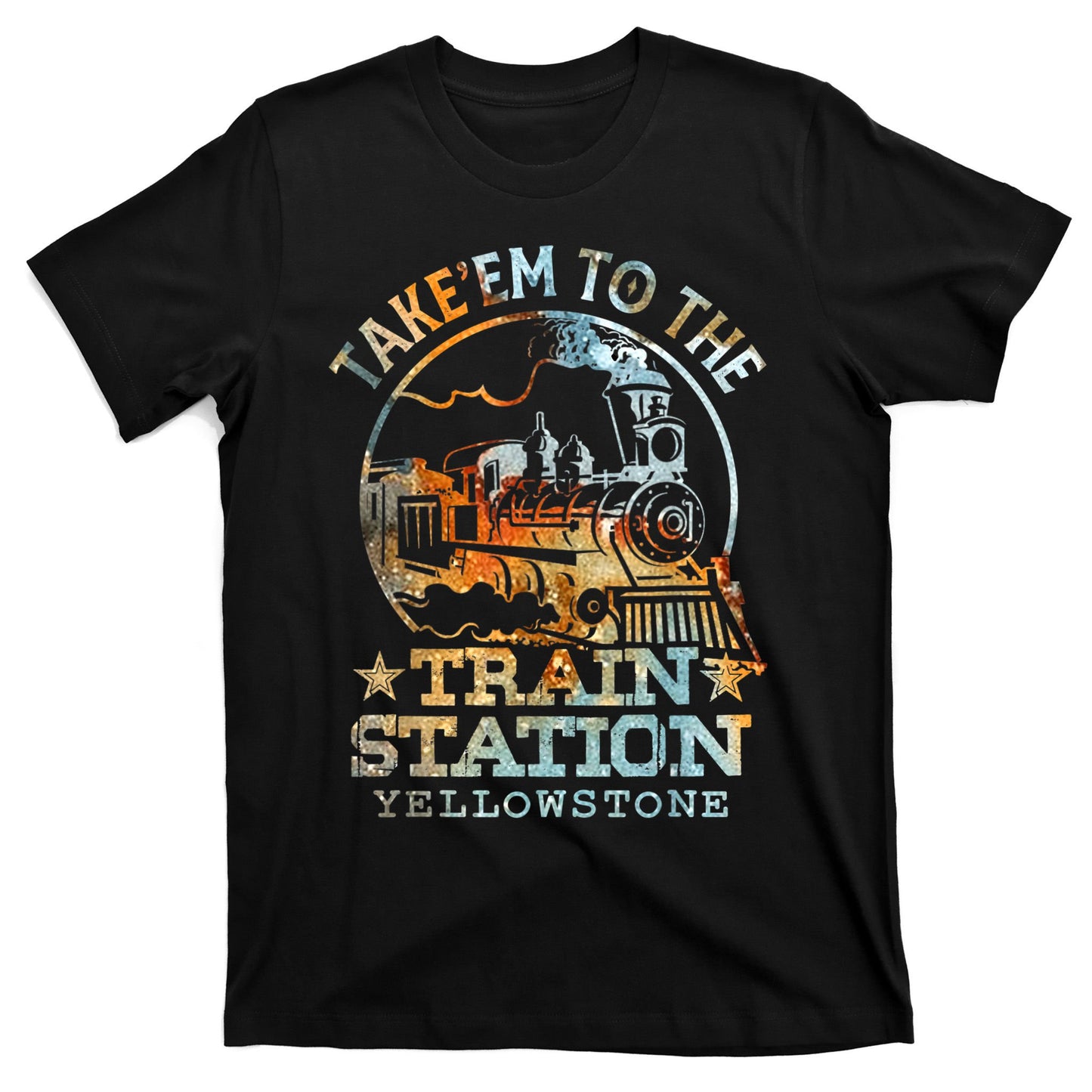 Western Coountry Take Em To The Train Station T-Shirt