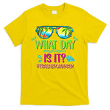 What Day Is It Teacher On Break Summer Vibes Funny Teacher T-Shirt