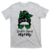 World's Dopest Mom Weed Hair Bun T-Shirt