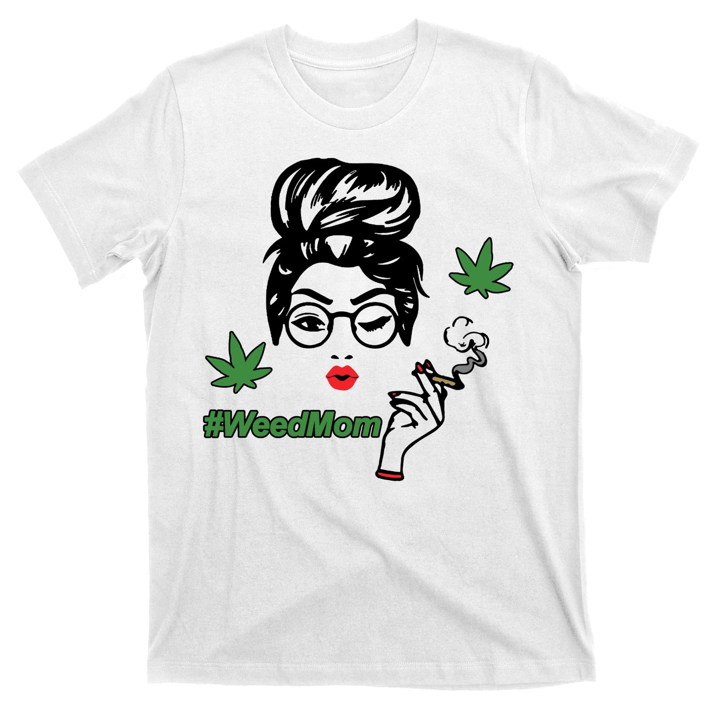 Weed Mom Mother Smoking Pot T-Shirt