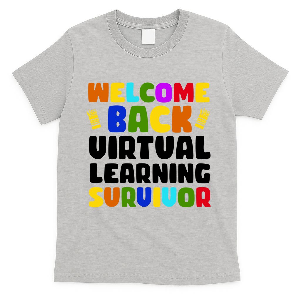 Welcome Back To School Virtual Learning Survivor T-Shirt