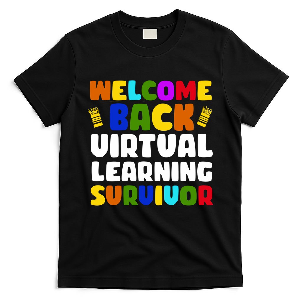 Welcome Back To School Virtual Learning Survivor T-Shirt