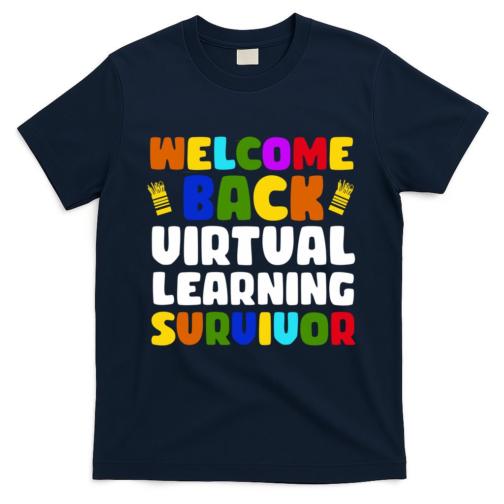 Welcome Back To School Virtual Learning Survivor T-Shirt