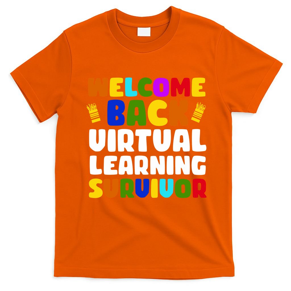 Welcome Back To School Virtual Learning Survivor T-Shirt