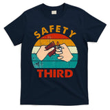 Warning Fireworks Firecrackers Safety Third 4th Of July T-Shirt