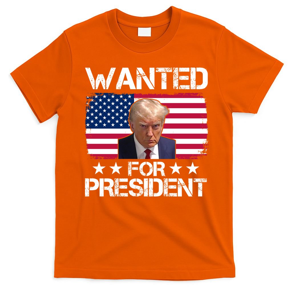 Wanted For President Donald Trump USA Election T-Shirt