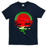 Watermelon Fruit Summer Sunset T-Shirt