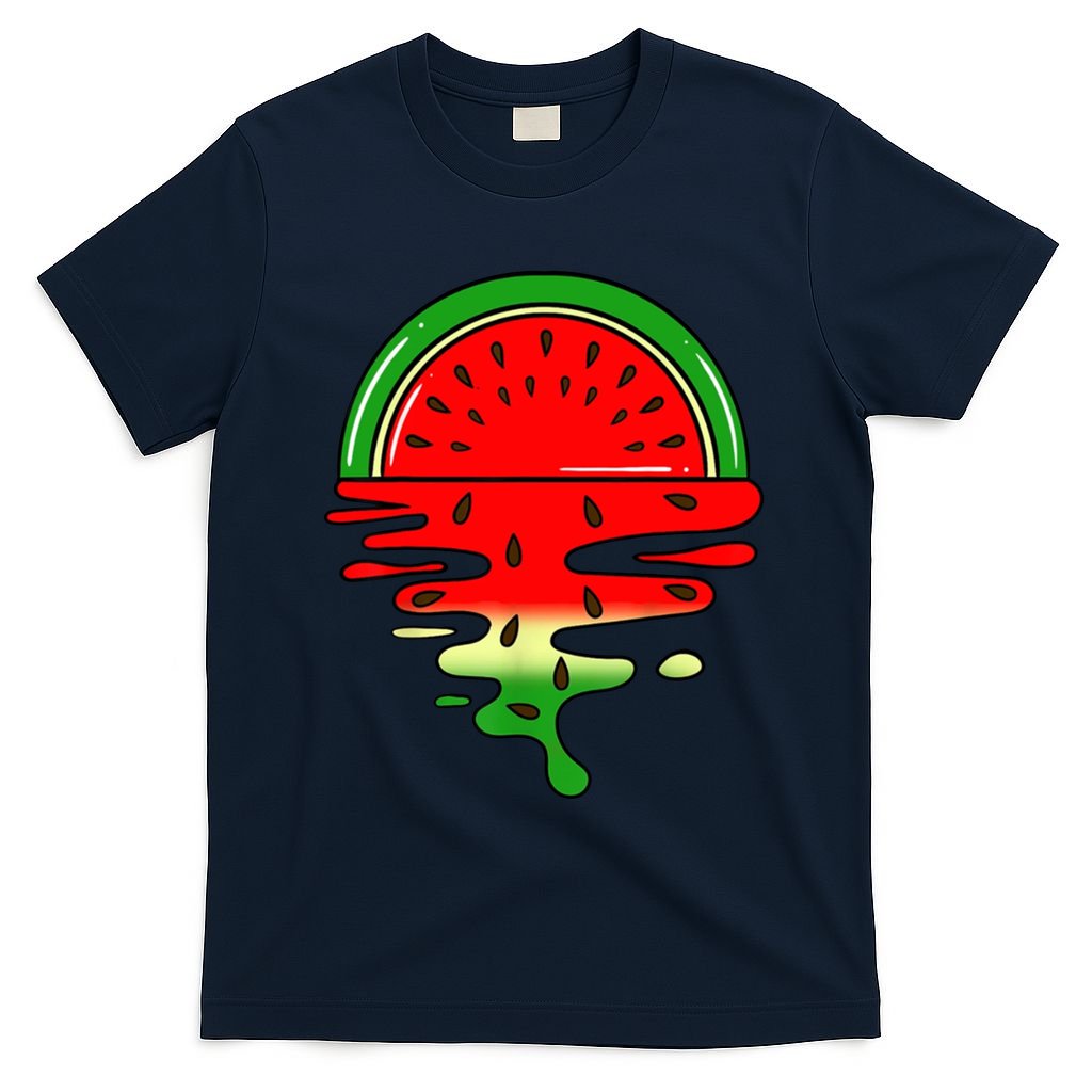 Watermelon Fruit Summer Sunset T-Shirt