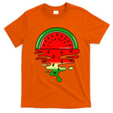 Watermelon Fruit Summer Sunset T-Shirt