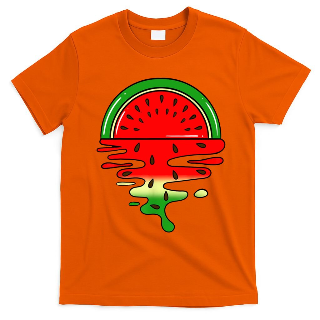 Watermelon Fruit Summer Sunset T-Shirt