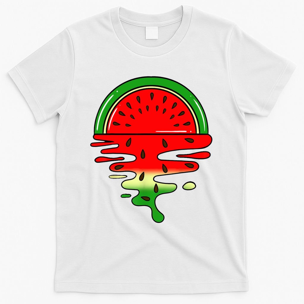 Watermelon Fruit Summer Sunset T-Shirt