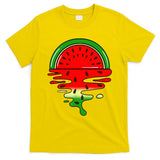 Watermelon Fruit Summer Sunset T-Shirt