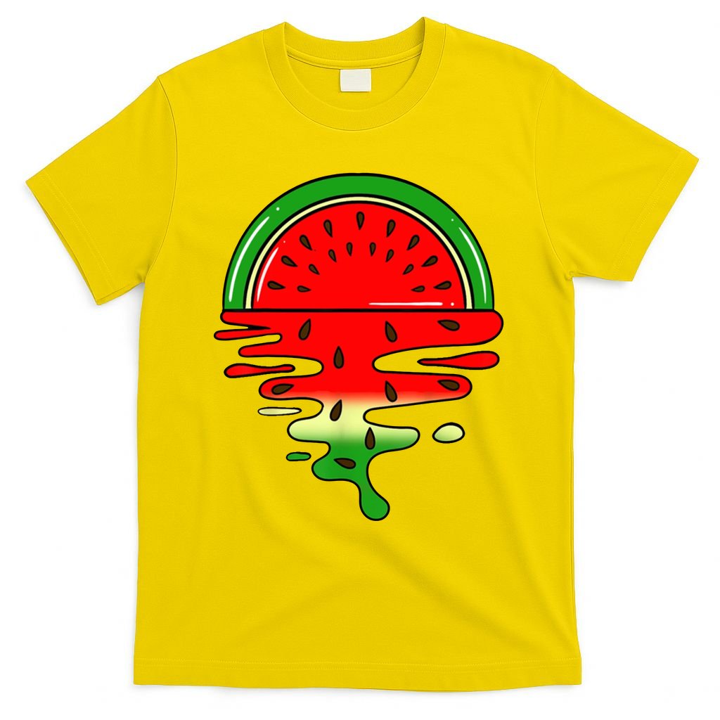 Watermelon Fruit Summer Sunset T-Shirt