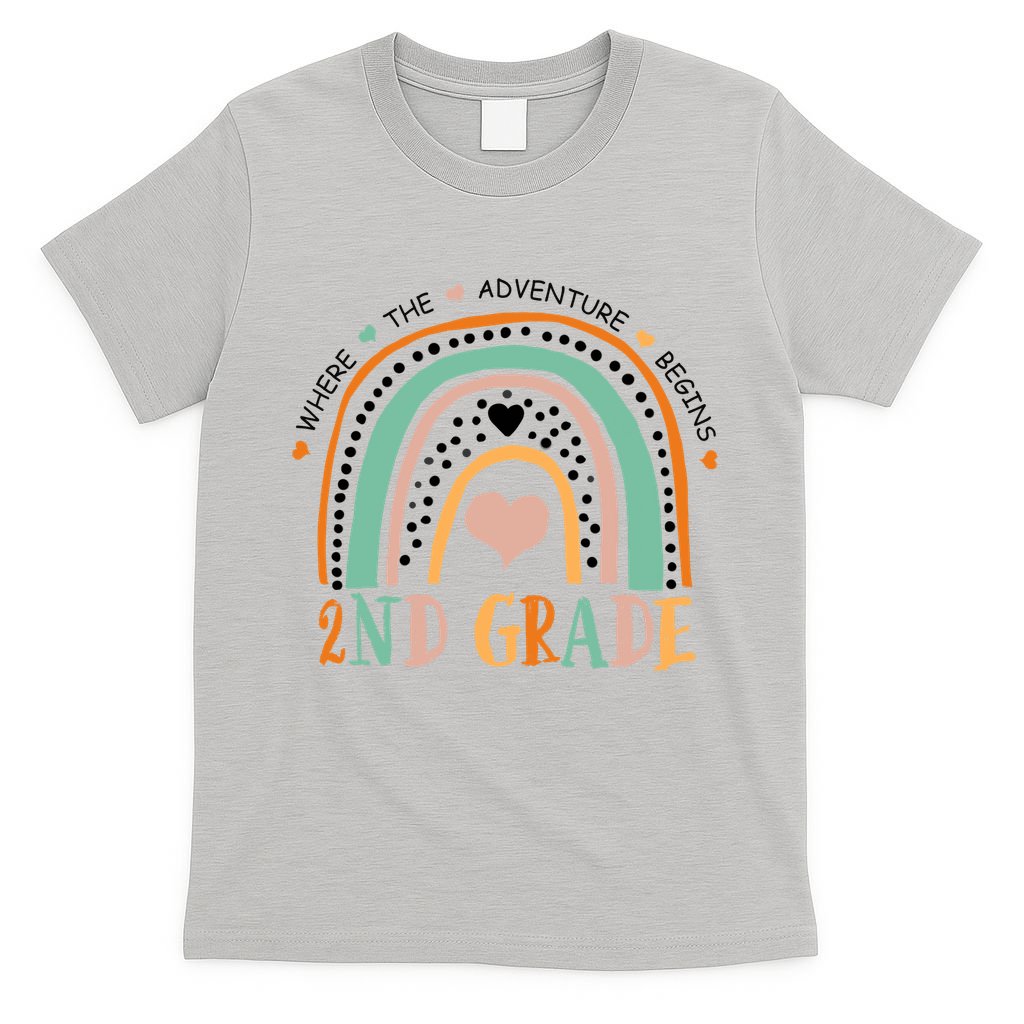 Where The Adventure Begins 2nd Grade T-Shirt