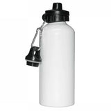 Football Mom Leopard And Messy Bun Aluminum Water Bottle