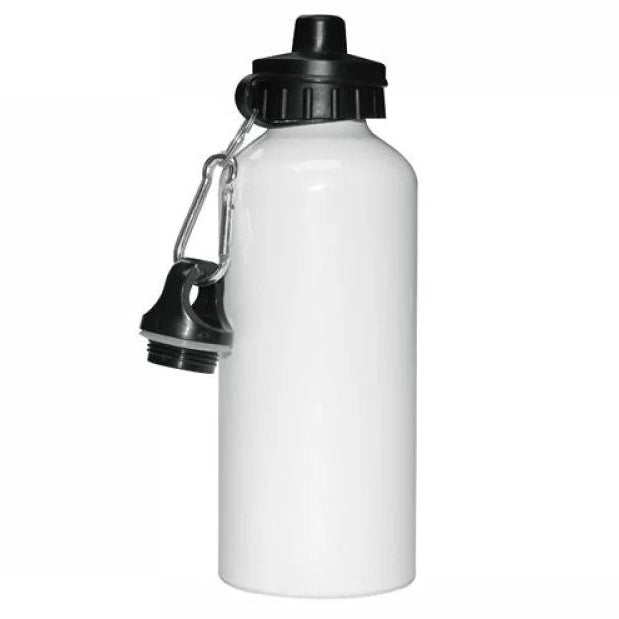 Football Mom Leopard And Messy Bun Aluminum Water Bottle