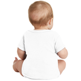 In My Football Mom Era Hearts Baby Bodysuit