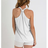 Dallas Had A Little Lamb Funny Football Women's Knotted Racerback Tank