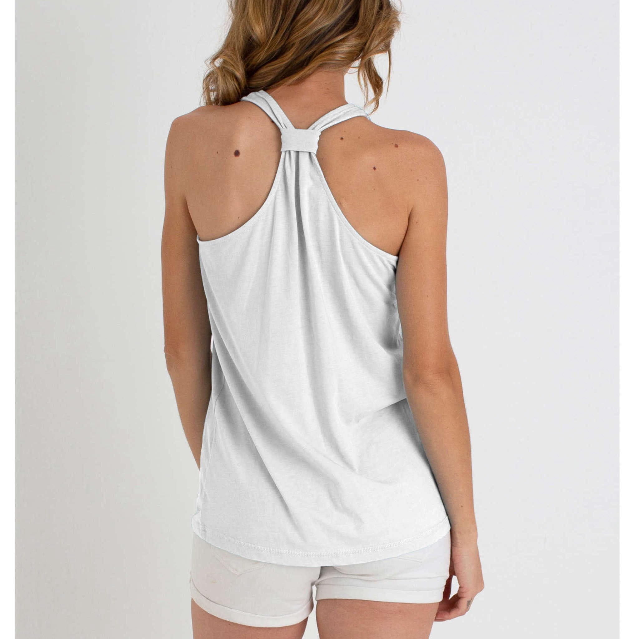 Dallas Had A Little Lamb Funny Football Women's Knotted Racerback Tank