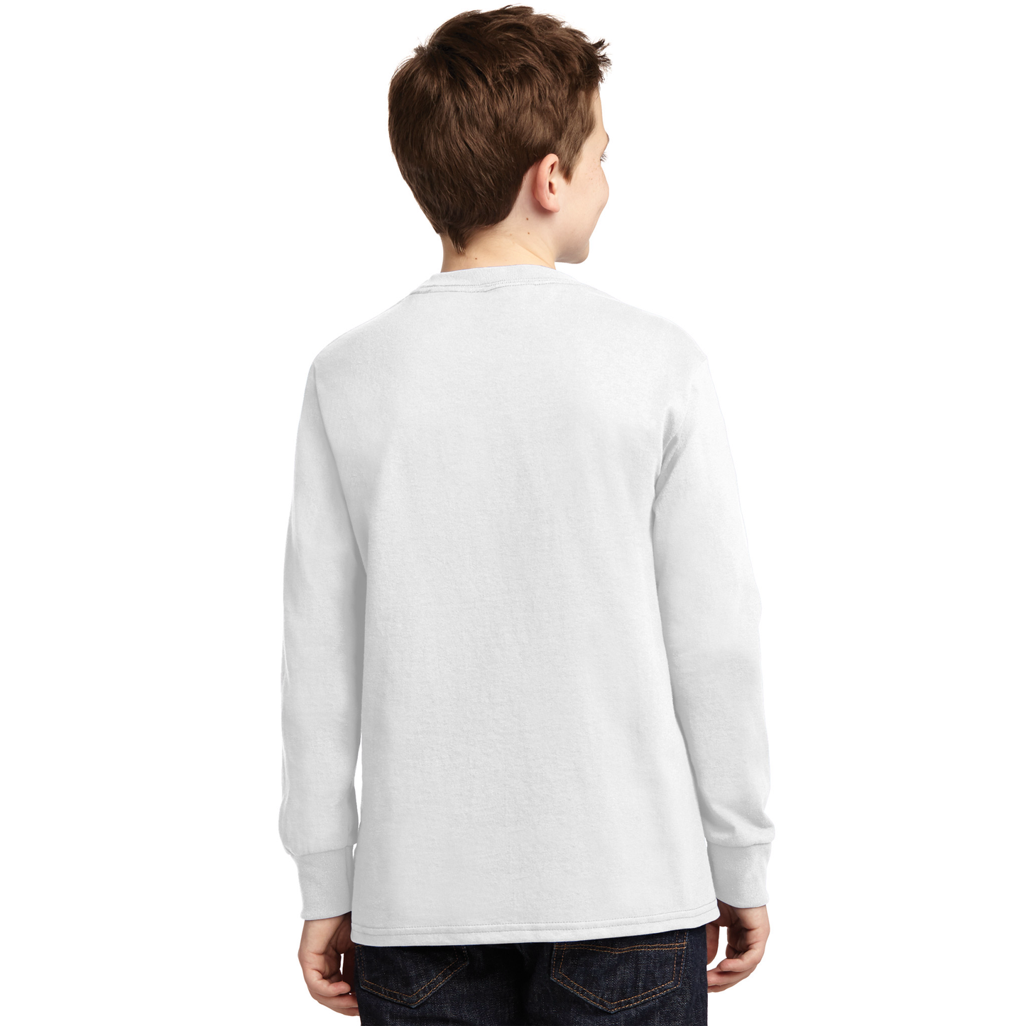 Tackle Breast Cancer Awareness Heart Football Kids Long Sleeve Shirt