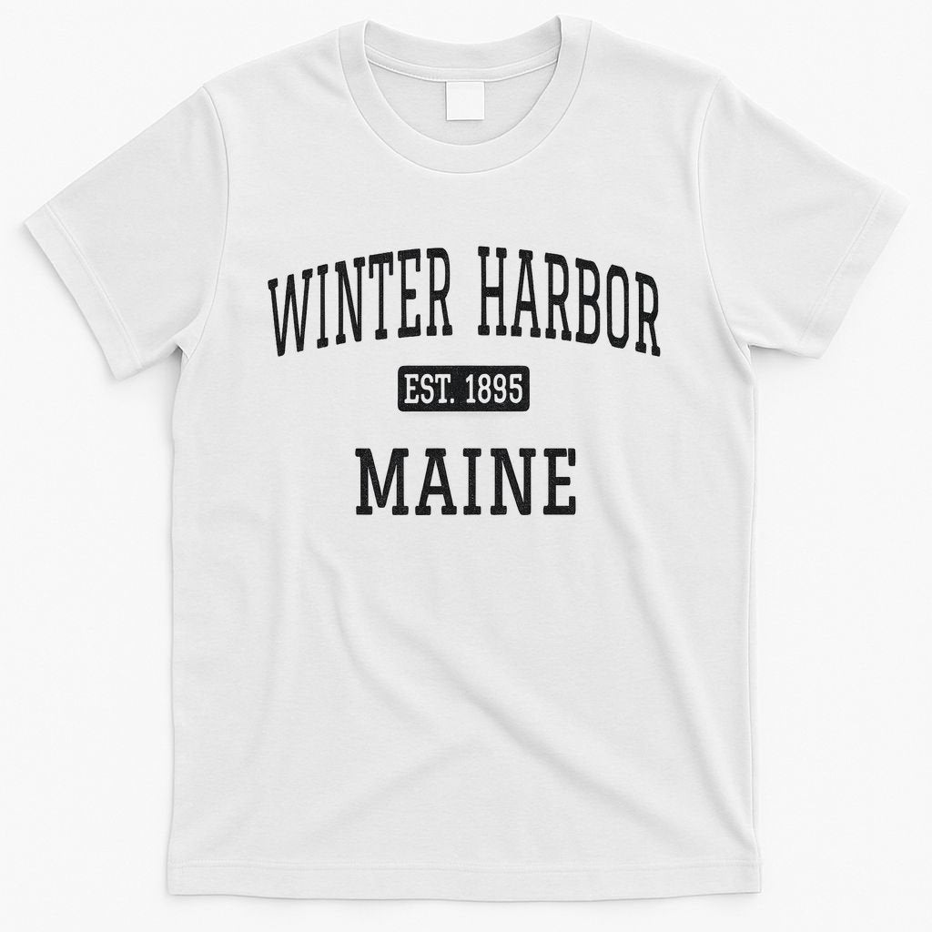 Winter Harbor, Maine Established In 1895 T-Shirt