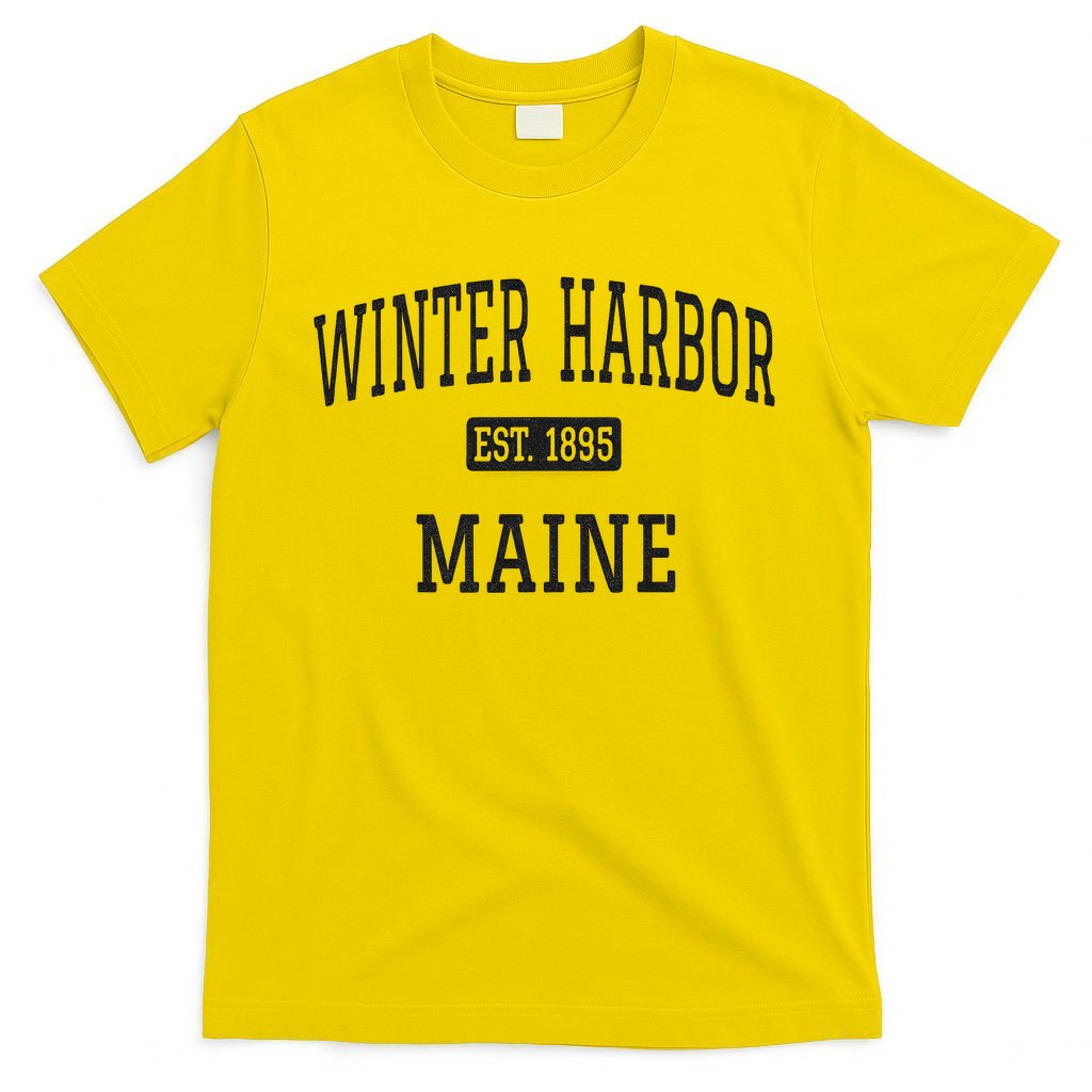 Winter Harbor, Maine Established In 1895 T-Shirt