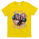 Wtf Is A Kilogram Funny 4th Of July Patriotic Eagle Usa T-Shirt