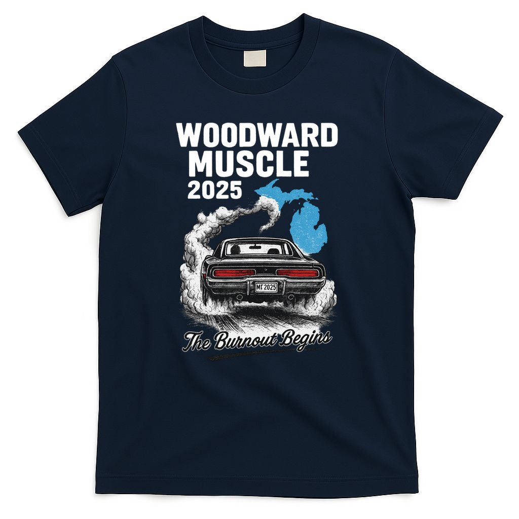 Woodward Muscle 2025 The Burnout Begins T-Shirt