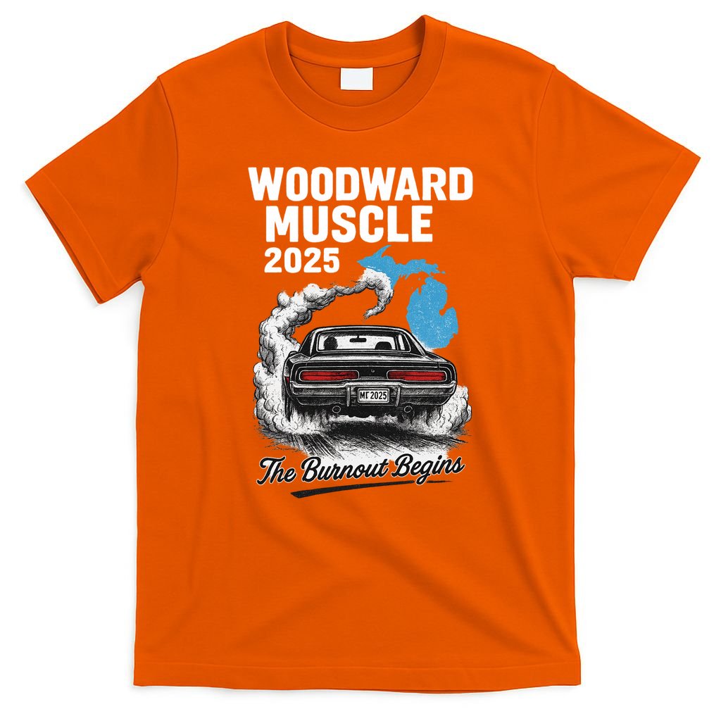 Woodward Muscle 2025 The Burnout Begins T-Shirt
