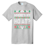Where My HoS At Ho Matching Couple Christmas Ugly Funny Gift Tall T-Shirt