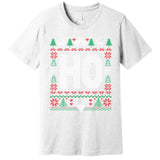 Where My HoS At Ho Matching Couple Christmas Ugly Gift Premium T-Shirt