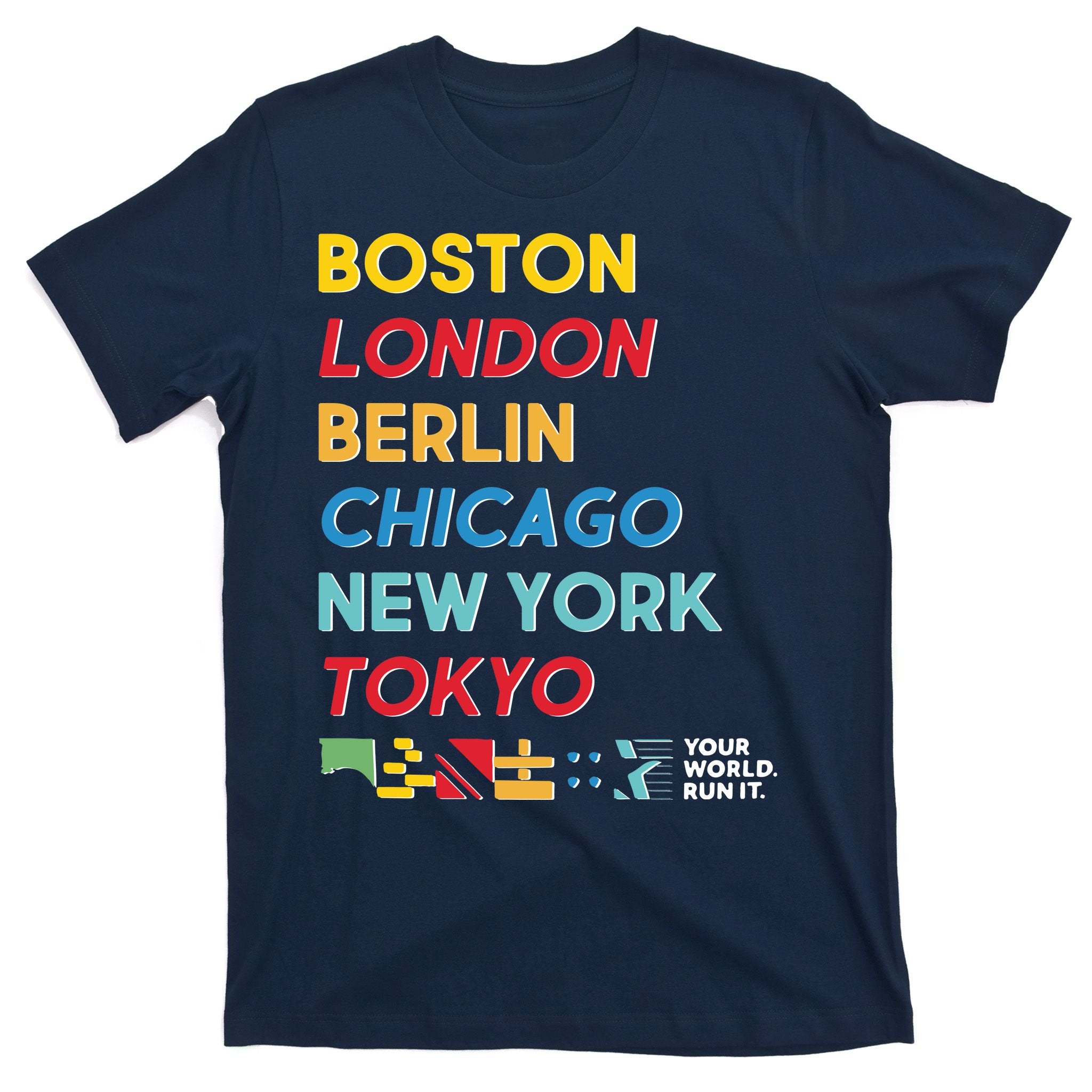 World Marathon Majors Sportiqe T-Shirt