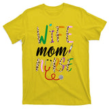 Wife Mom Nurse Cheetah T-Shirt