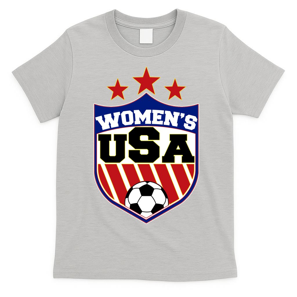 Womens Soccer USA Emblem T-Shirt