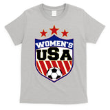 Womens Soccer USA Emblem T-Shirt