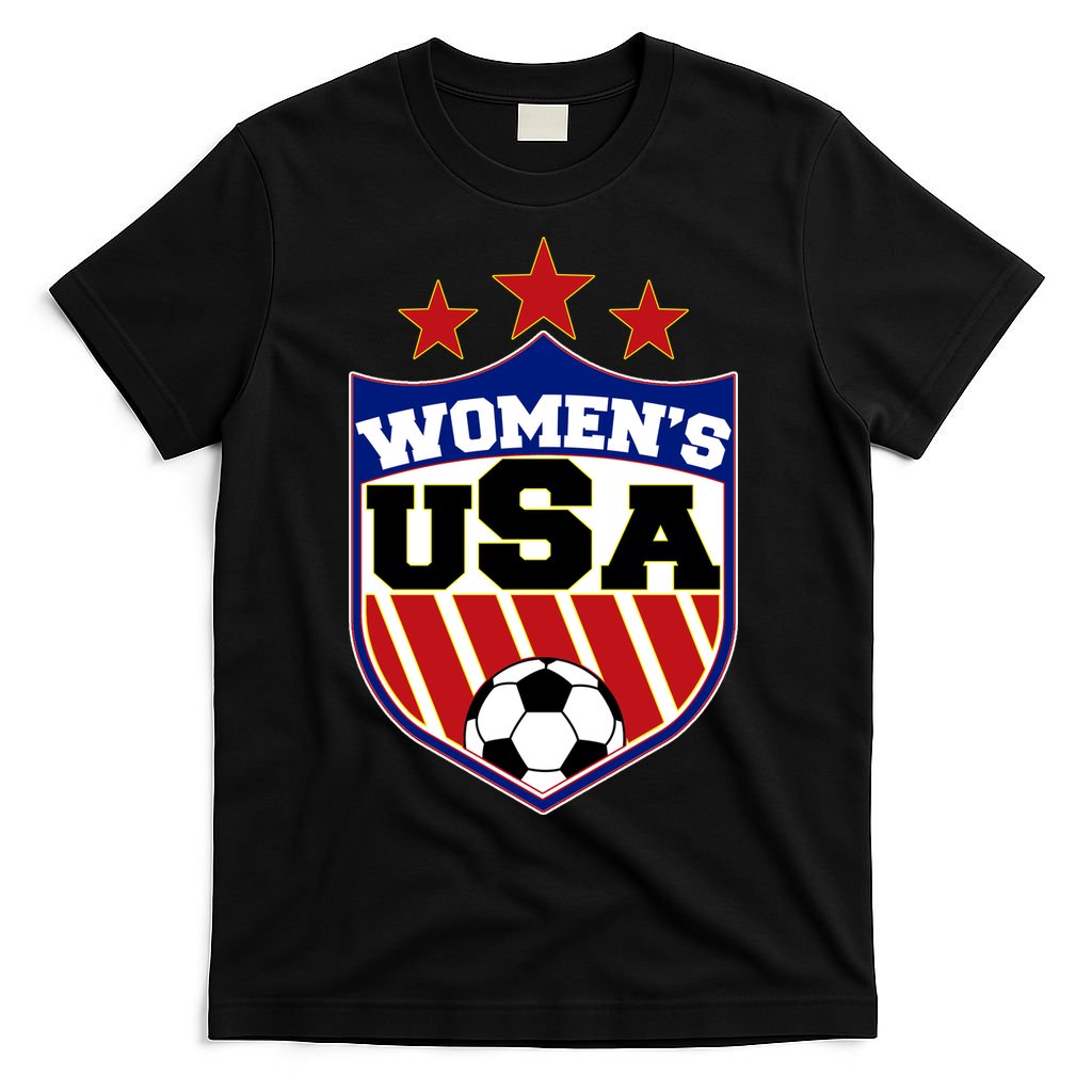 Womens Soccer USA Emblem T-Shirt